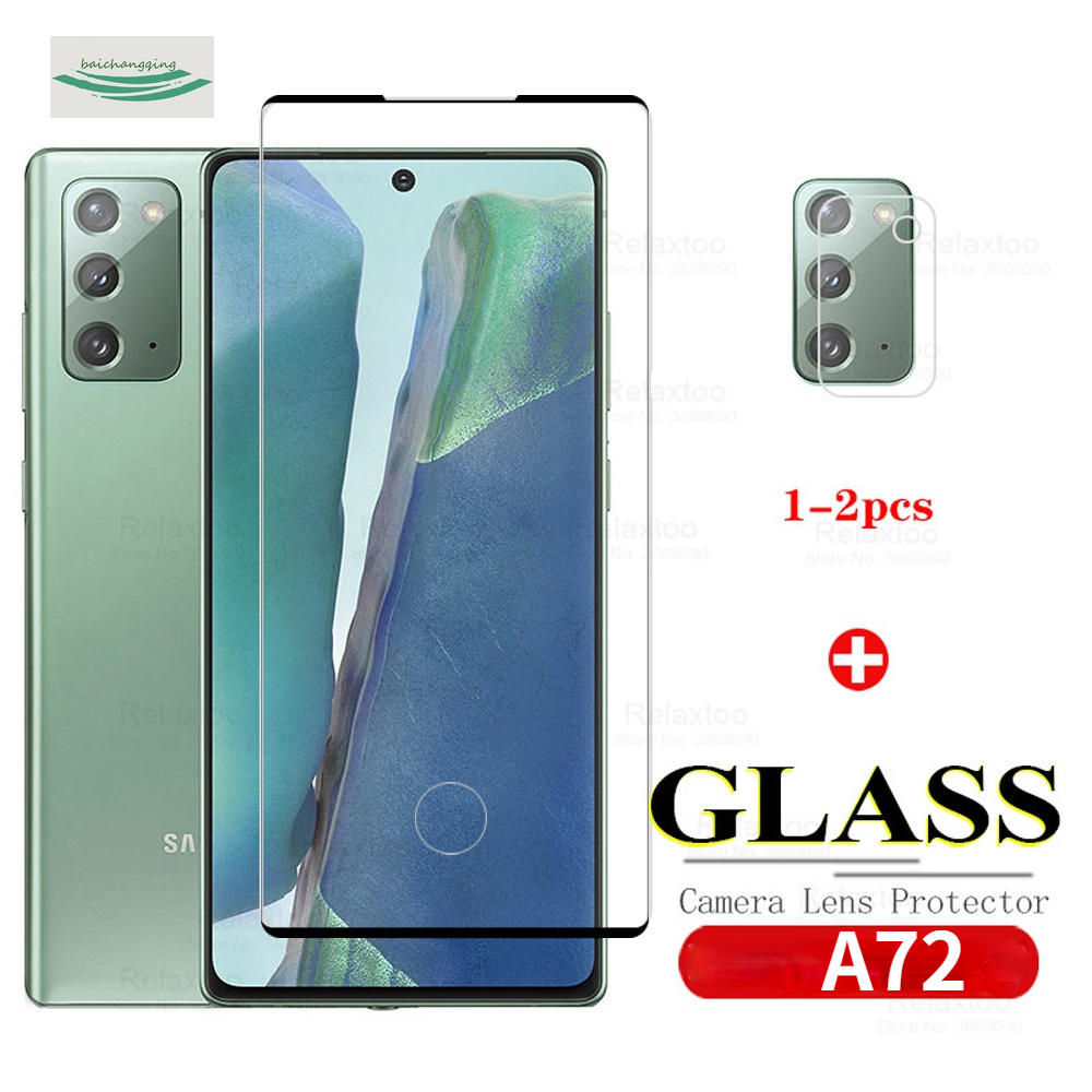 Pelindung Layar Tempered Glass Untuk Samsung Galaxy A72 A52 5g 4g A02S A12 A51 A71 A21 A31 A21S A01