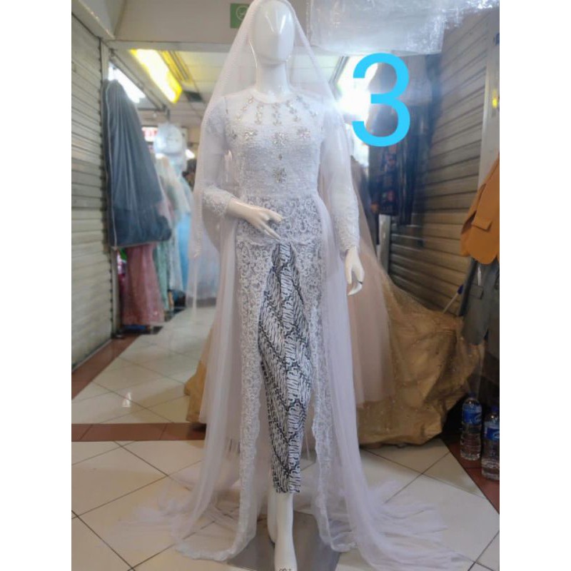 baju akad pengantin wanita mewah murah