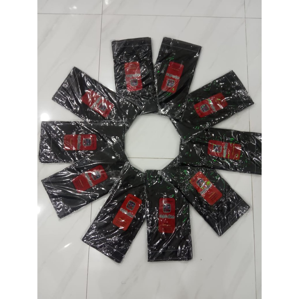 grosir sarung hitam polos list isi/harga 5 pcs