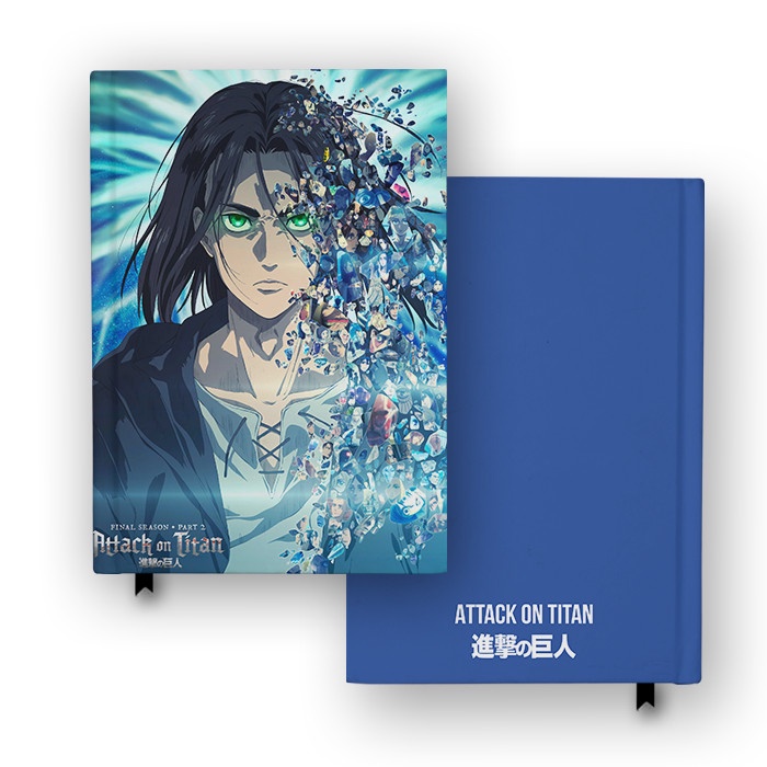 

Buku Catatan Attack On Titan Eren SNK Agenda Jurnal Notebook Custom