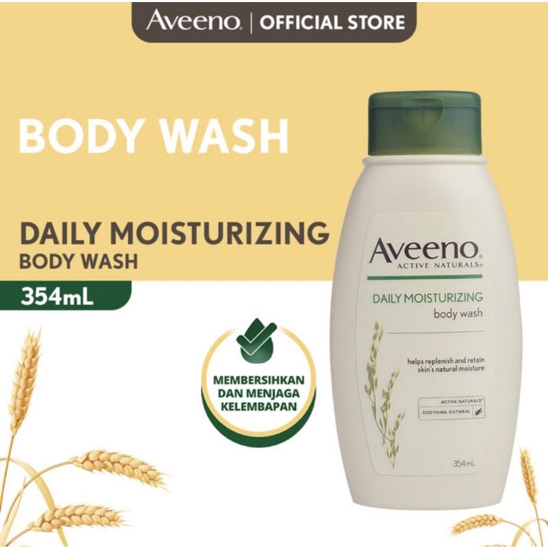 Aveeno Daily Moisturizing Body Wash 354 ml - Sabun Mandi