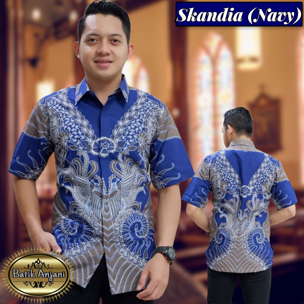 SKANDIA NAVY ANJANI KEMEJA BATIK SOLO PRIA LENGAN PENDEK LAPIS FURING DRAJAT LAKESWARA PROBOSETO KUNING GALING IRSO PUSPO GAGAH NATANEGARA KEMBANG BIRU KANGEN KAMULYAN PARANG LASEM CENDONO SOGAN LUHUR JAYANEGARA KARTIKO UNGU GUMELAR NAVY BIANTARA VIJAY 2