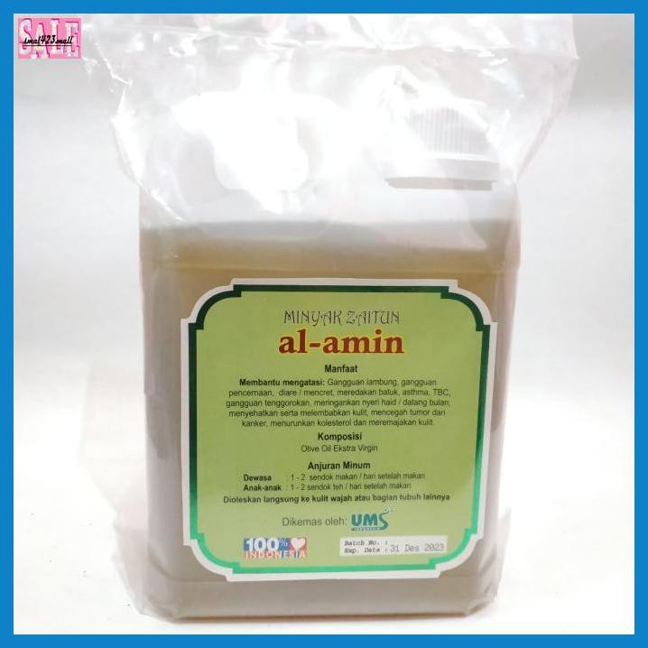 

SUPLEMENVITAMIN- MINYAK ZAITUN AL-AMIN 1 LITER OLIVE OIL EXTRA VIRGIN 1000 ML -ASLIII.