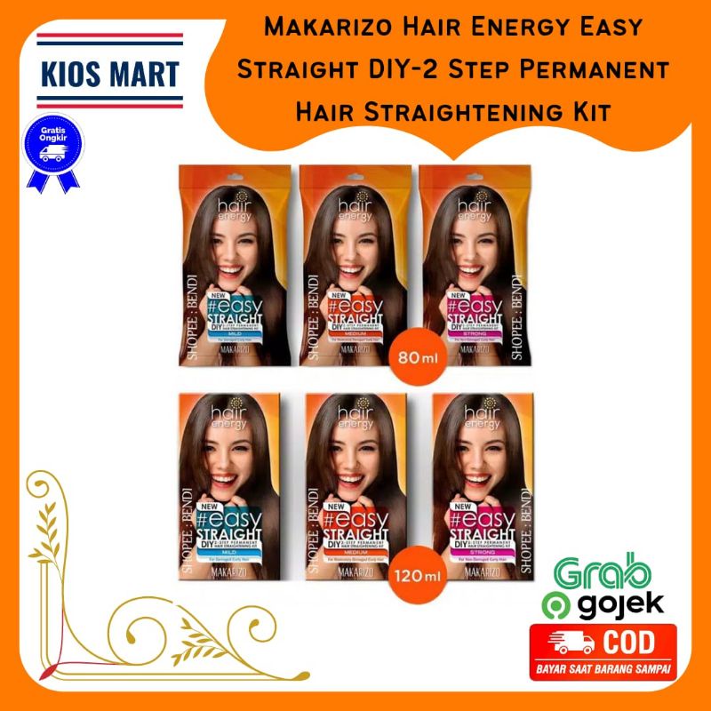 Makarizo Hair Energy Easy Straight 80ml &amp; 120ml /Strong/Medium/Mild