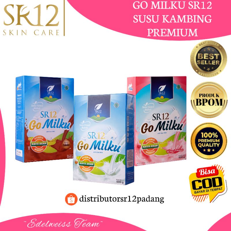 GO MILKU SR12 SUSU KAMBING PREMIUM ETAWA MILK GOAT MILK PENGGEMUK SKY GOAT SUSU BUBUK ETAWAKU PLATIN