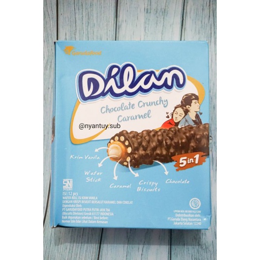 

Dilan Chocolate Crunchy Caramel isi 12pc