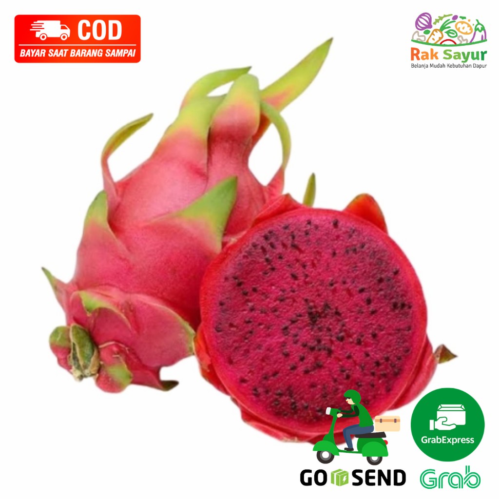 

Buah Naga Merah Premium 1Kg Buah Buahan Segar Fresh Rak Sayur Padang