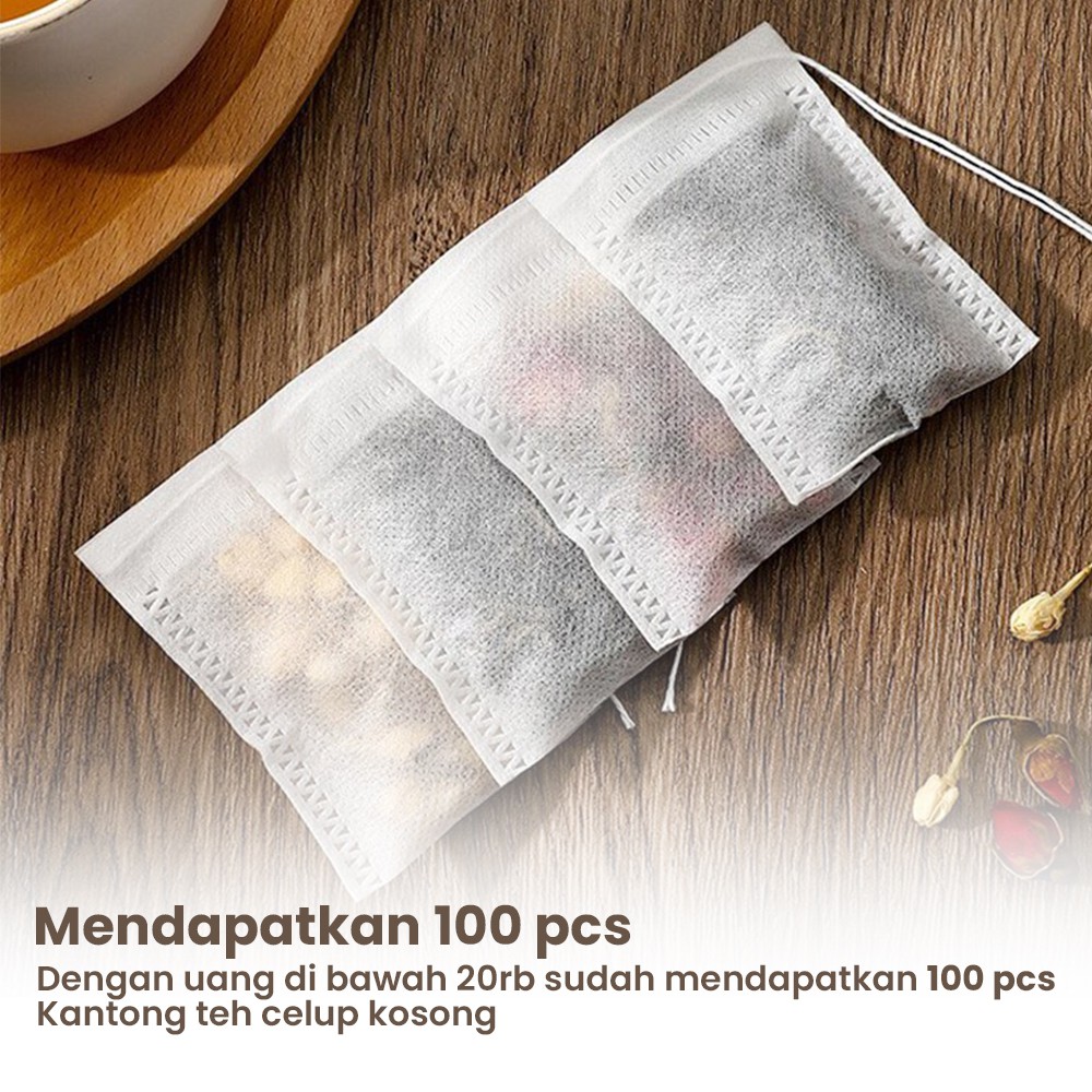 Kantong Teh Celup Kosong 100 Pcs Teabag