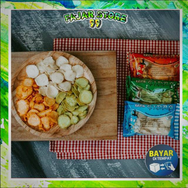 

Kripik cidas khas banyuwangi/kripik singkong/kripik pedas