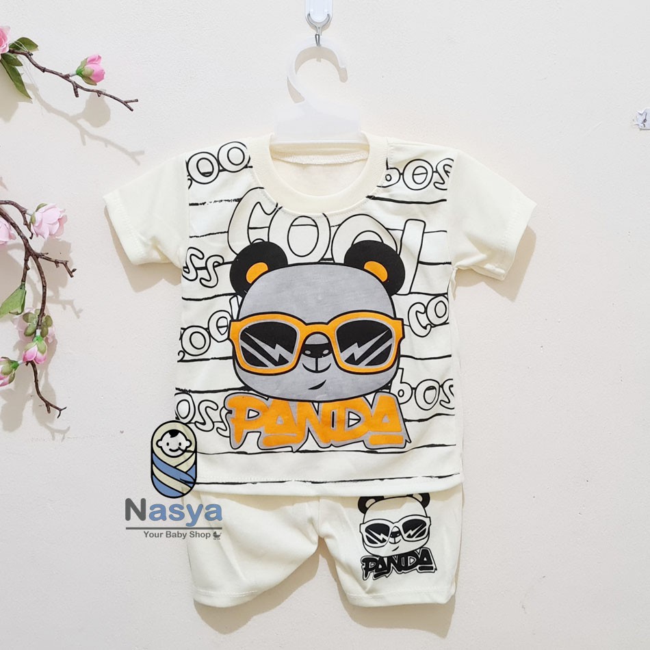 [J-007] Setelan Baju Bayi /Pakaian Laki Perempuan Unisex Murah (0-6 bulan)