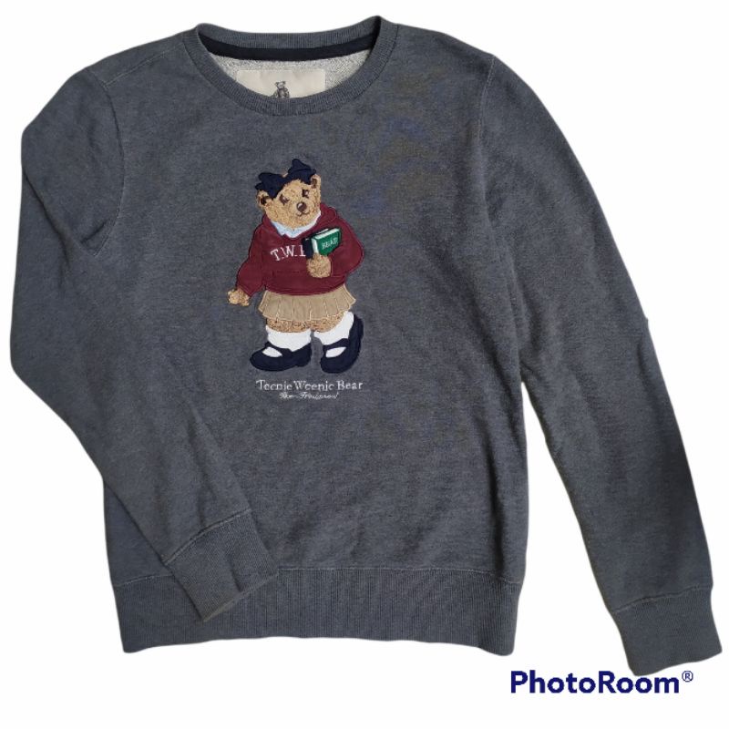 jaket Crewneck Teenie weenie bear second murah