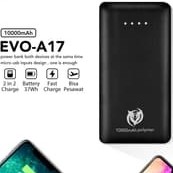 PowerBank 10000mAh 37Wh 2A Quick Charge Pesawat EVO A17