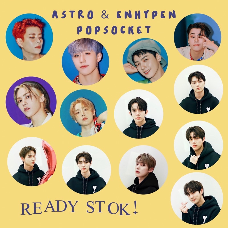 [PROMO SALE] griptok phone holder popsocket ASTRO & ENHYPEN