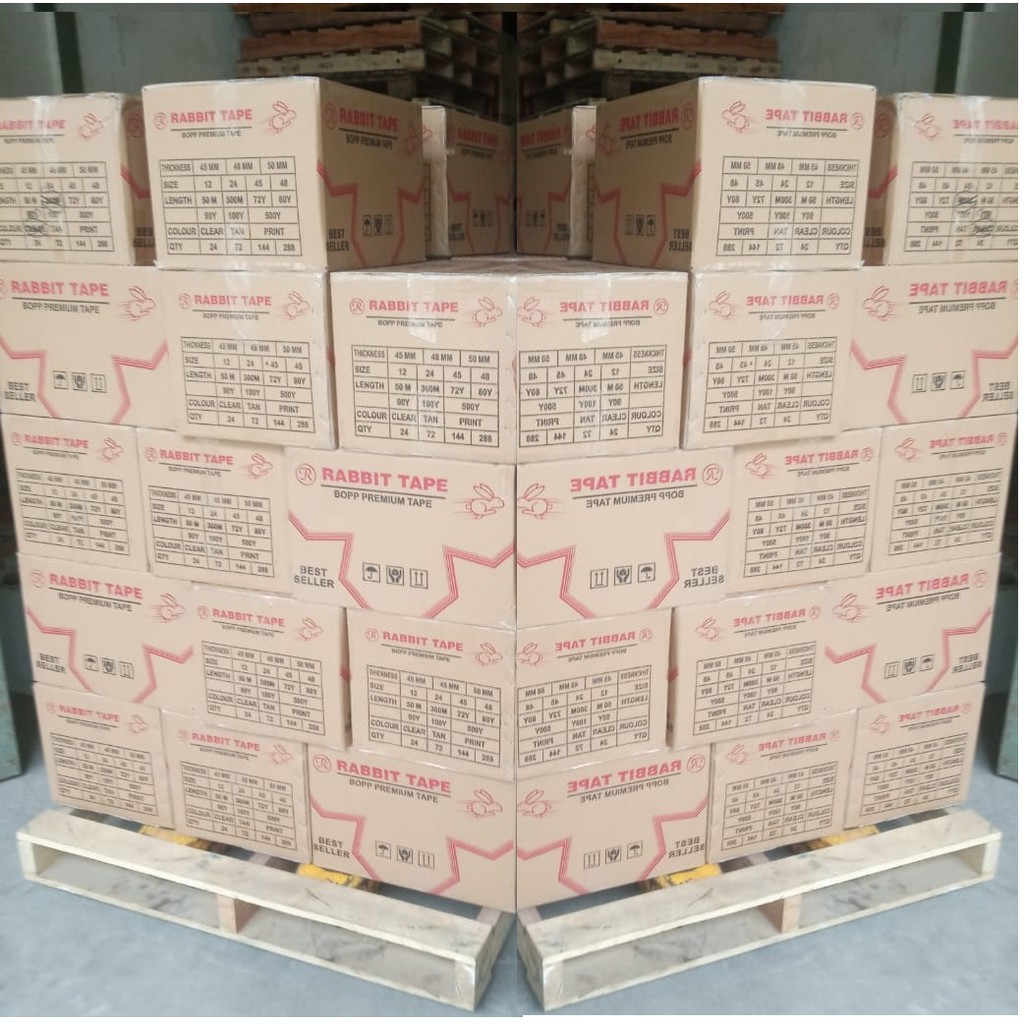 LAKBAN BENING 2 INC 90 YARD SOLASI KOTAK SELOTIP TAPE PLASTIK PACKING A