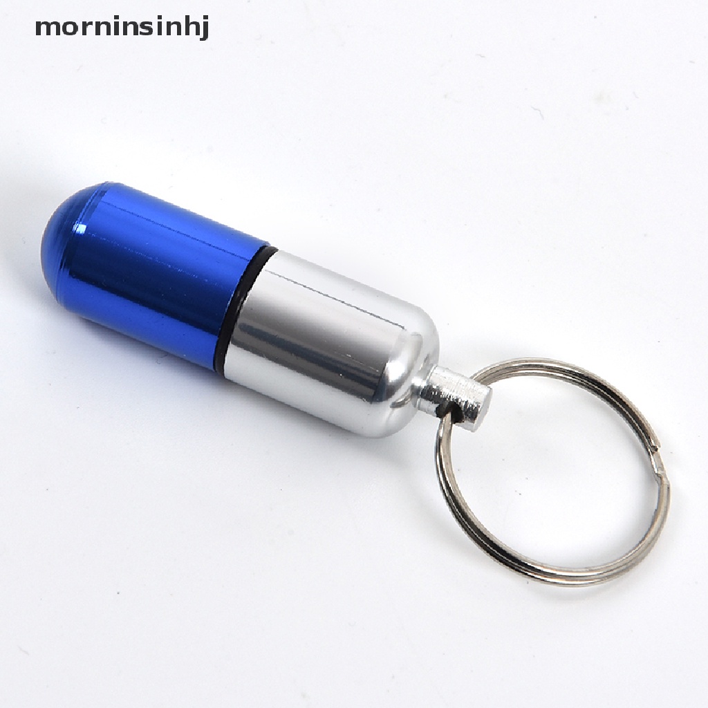 Mornin Botol Kontainer Obat Pil Bahan Aluminum Anti Air