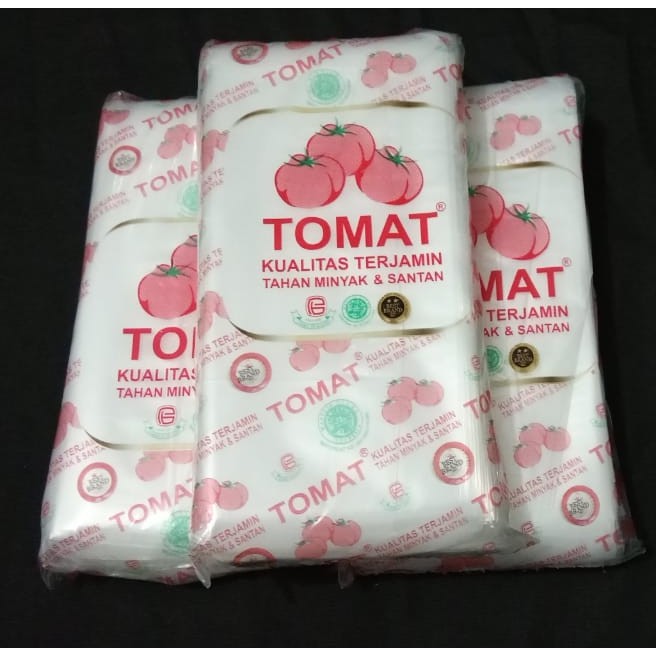 DISKON NIH!!! ( PE - TOMAT 7 x 15 ) PLASTIK SERBAGUNA PE TOMAT Ukuran 7 x 15