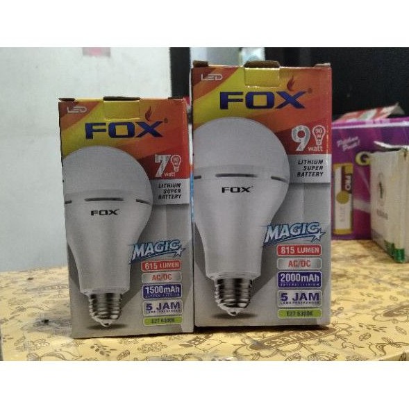 Lampu Emergency Fox 12W/9W Murah Berkualitas