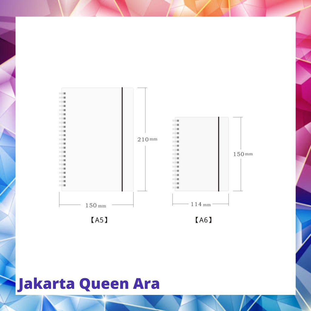 JIANWU Buku Binder Catatan Jurnal Harian Notebook Ukuran A5 - S252