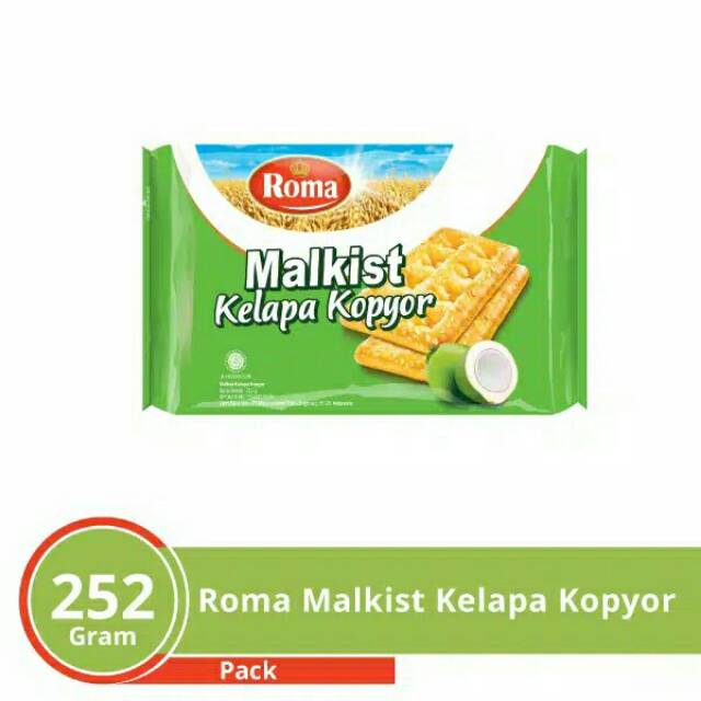 Roma Malkist Kelapa Kopyor 252 gr