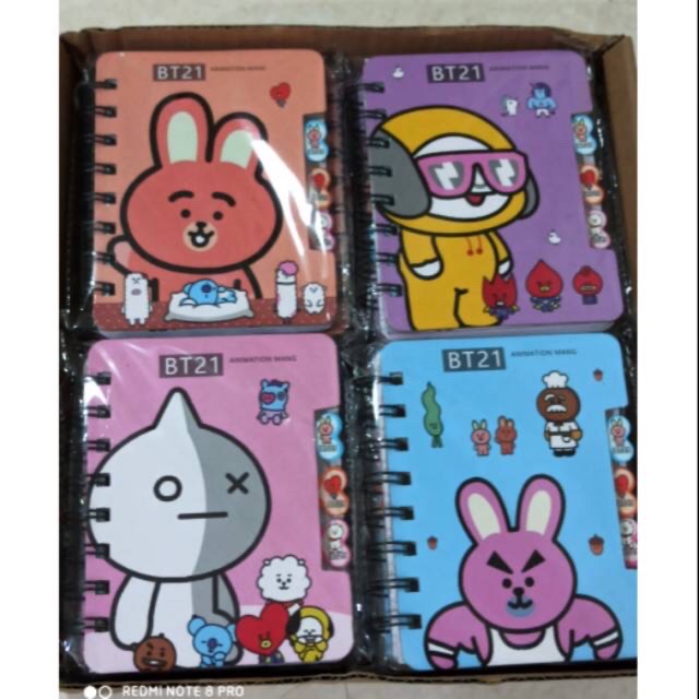 

BUKU DIARY RING BTS / DIARY BT21 / BUKU NOTES