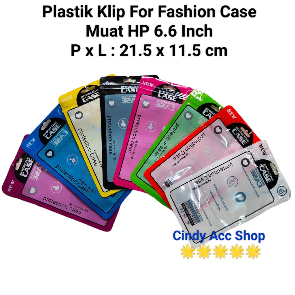 Ukuran Besar Plastik Packing Case Hp Fashion Case Custom Case Plastik Klip [100pc]