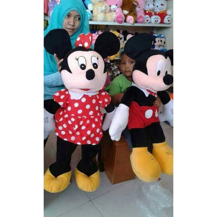 BONEKA MICKY DAN MINI MOUSE JUMBO BM1476 GT45