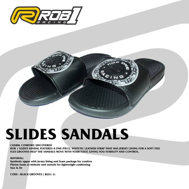 SLIDES SANDALS