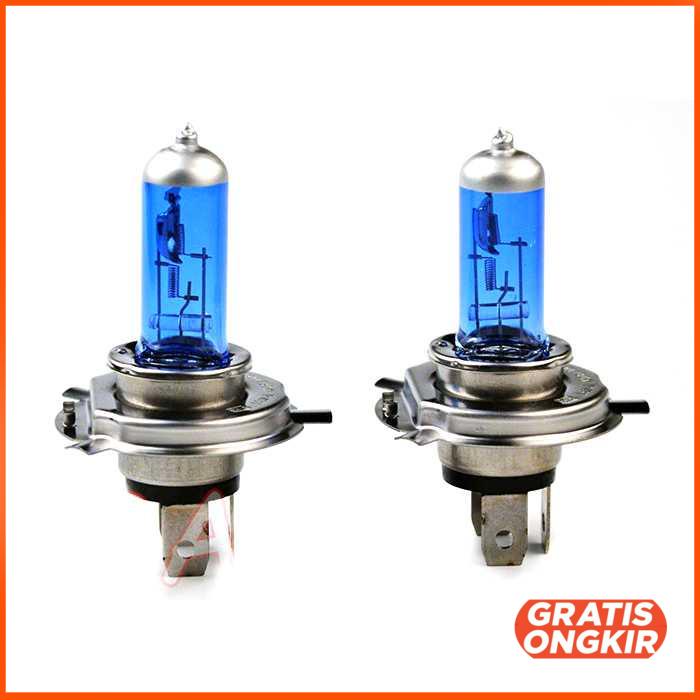 Lampu Mobil Headlight Halogen H4 4000K 35 35W 1 PCS P43T