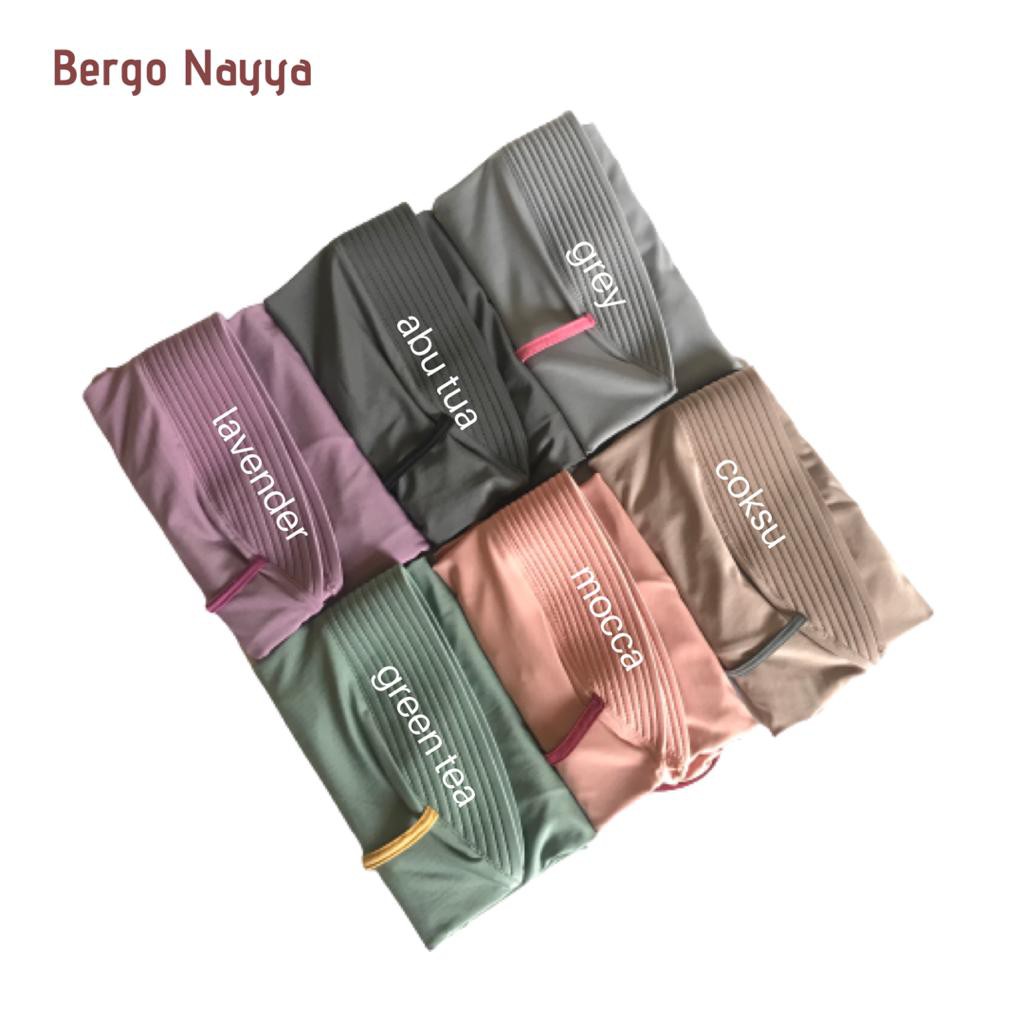 BERGO MARYAM PET TALI / HIJAB INSTAN NAYYA JERSEY-6