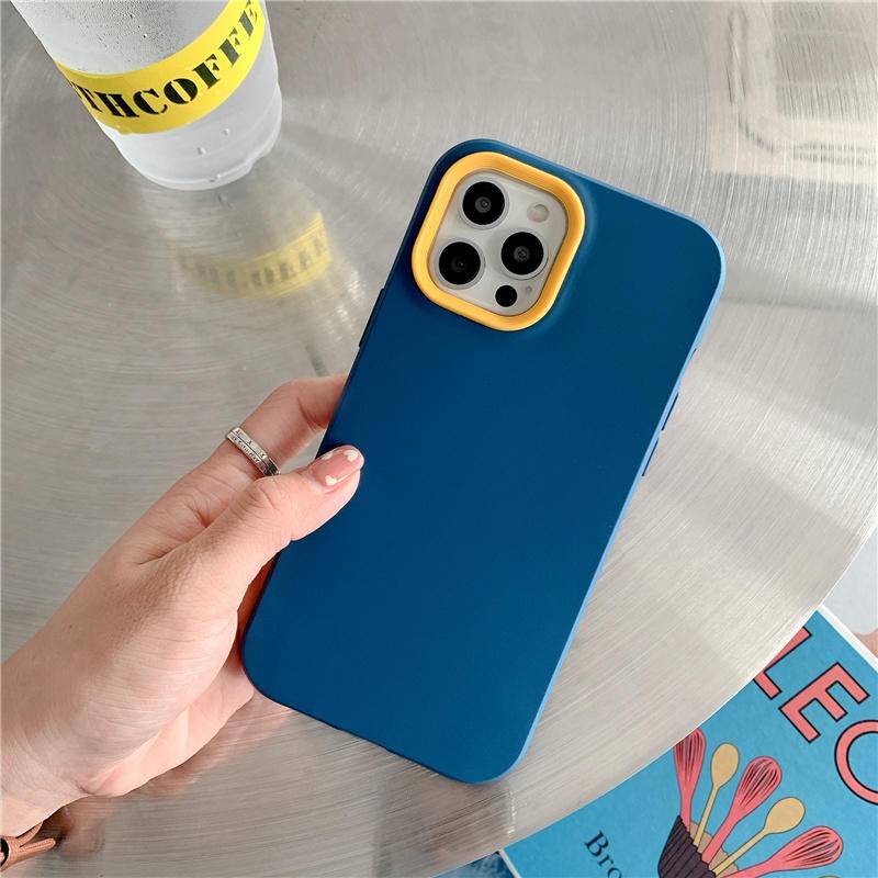 Case Pelindung Bahan Silikon Anti Jatuh Untuk Iphone 13 11 12 Pro Max 7 8 Plus X Xs Max Xr Se 2020