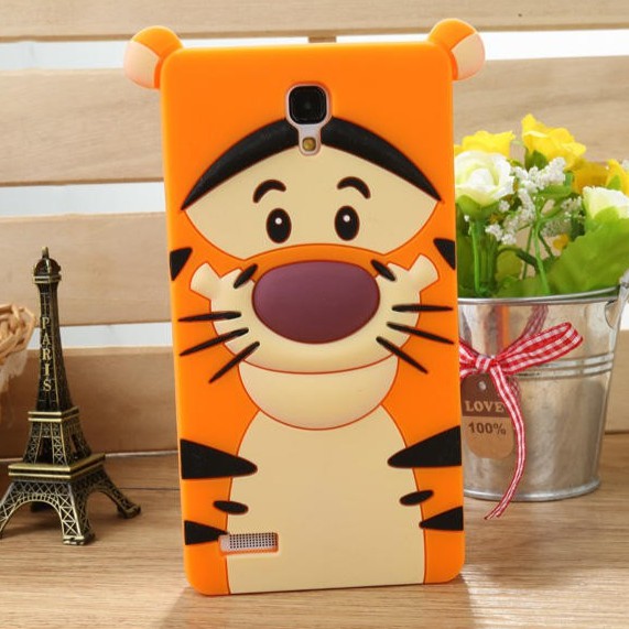 Silicon 3D Tiger For VIVO V3 MAX softcase boneka karakter lucu / silikon tebal karakter lucu / case anak anak warna biru / pelindung hp