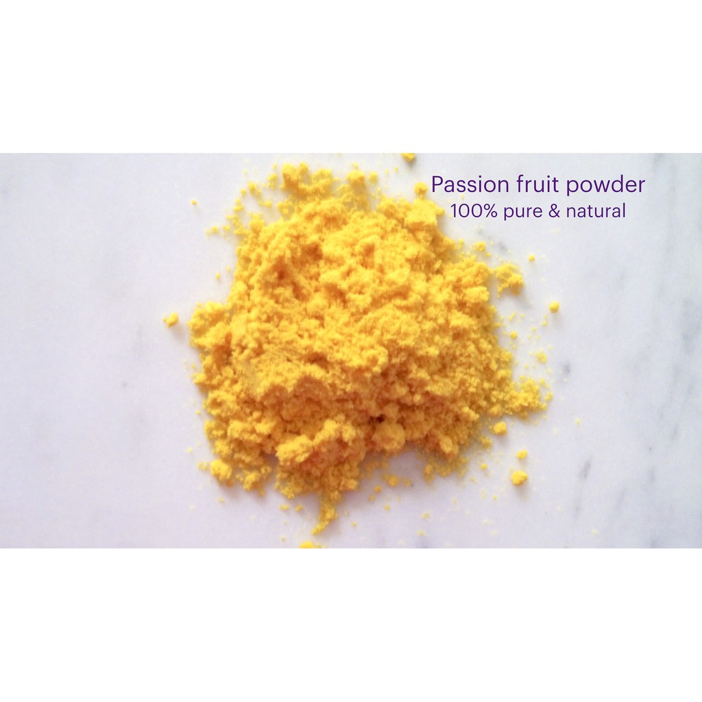 

PASSION FRUIT PURE POWDER NET 100 GR 100% PURE NATURAL NO ADDED SUGAR