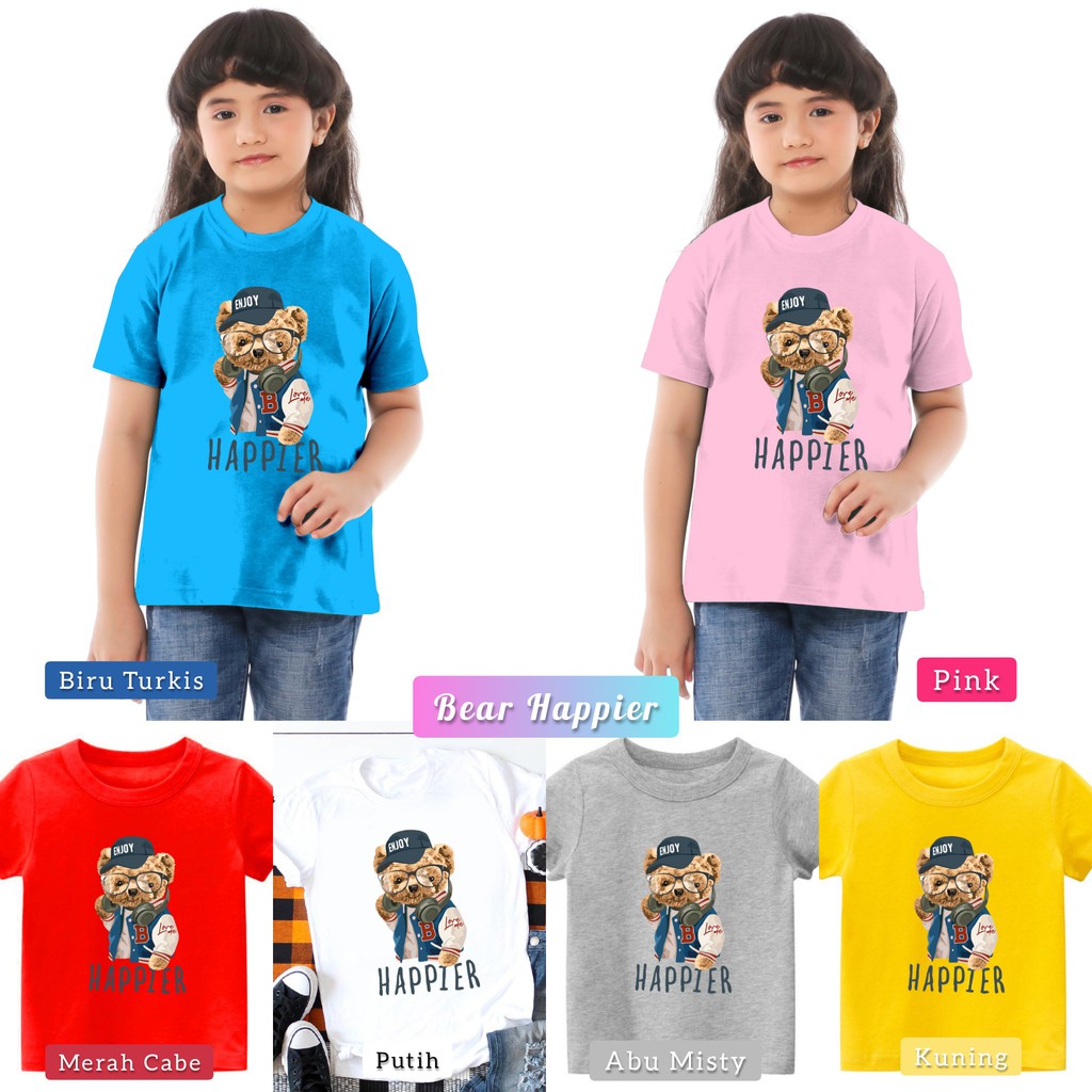 KAOS BAYI ANAK (6 bln-10thn) UNISEX KAOS GAMBAR BAYI ANAK 100% ADEM 100% PREMIUM KATUN