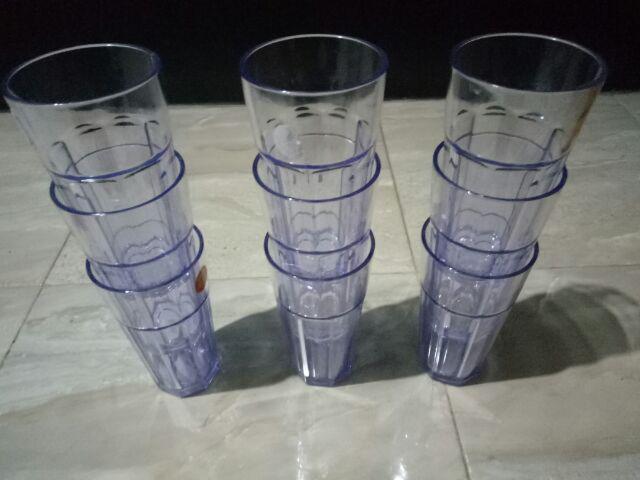 Gelas Ice Tea- Lemon Tea- Tumbler Plastik 877 (420 Ml) Food Grade Golden Dragon