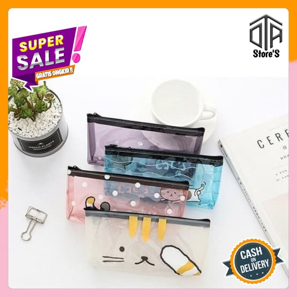 

Tempat Alat Tulis Lucu Imut Kotak Pensil Fanny Little Cat Dompet Wanita Panjang Sekolah Kantor