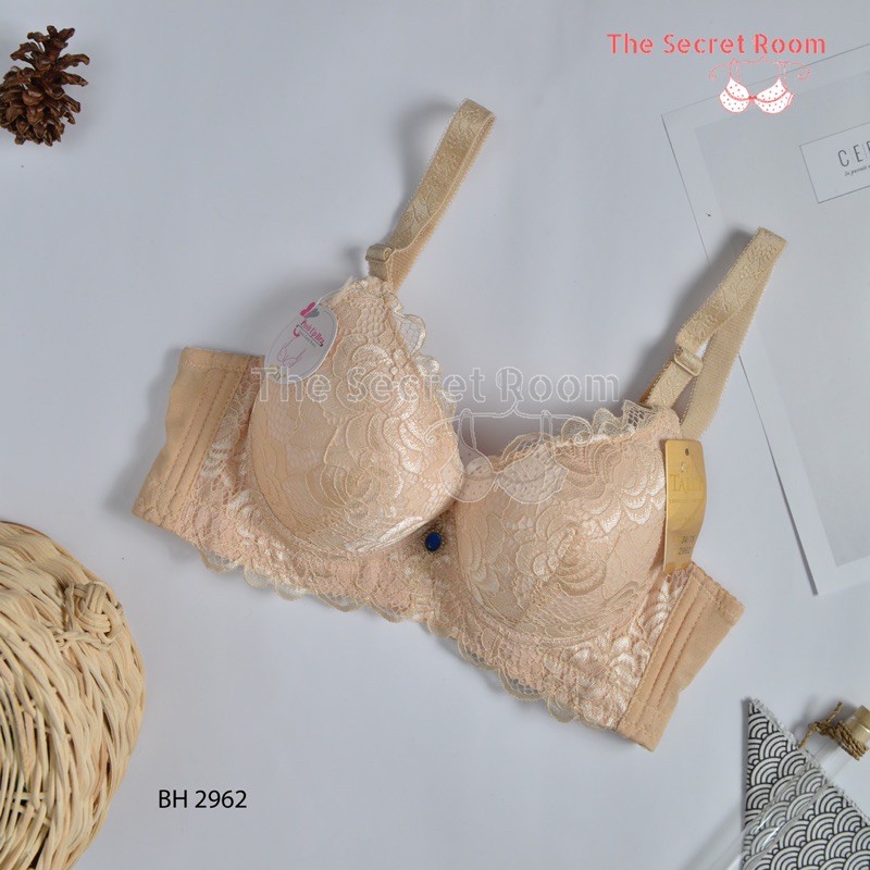 TALLY BRA BH PUSH UP 2962 I CUP B BESAR I BUSA TEBAL I ADA KAWAT I BAHAN RENDA ANTI GATAL I SIZE 34-40