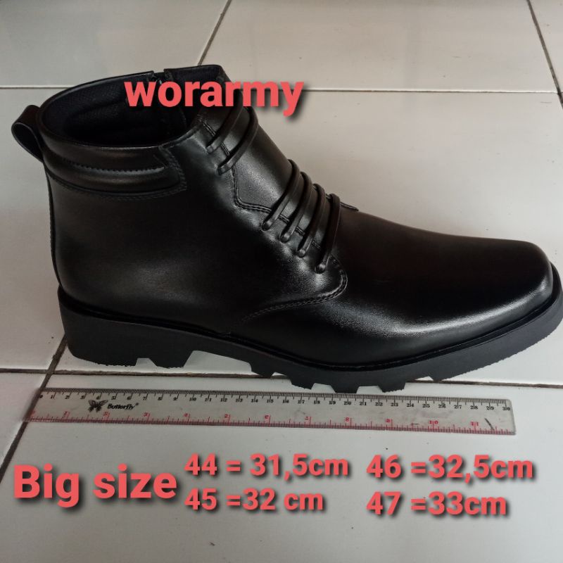 sepatu PDH Harian Big size  45 46 47 by Wor Army Boots