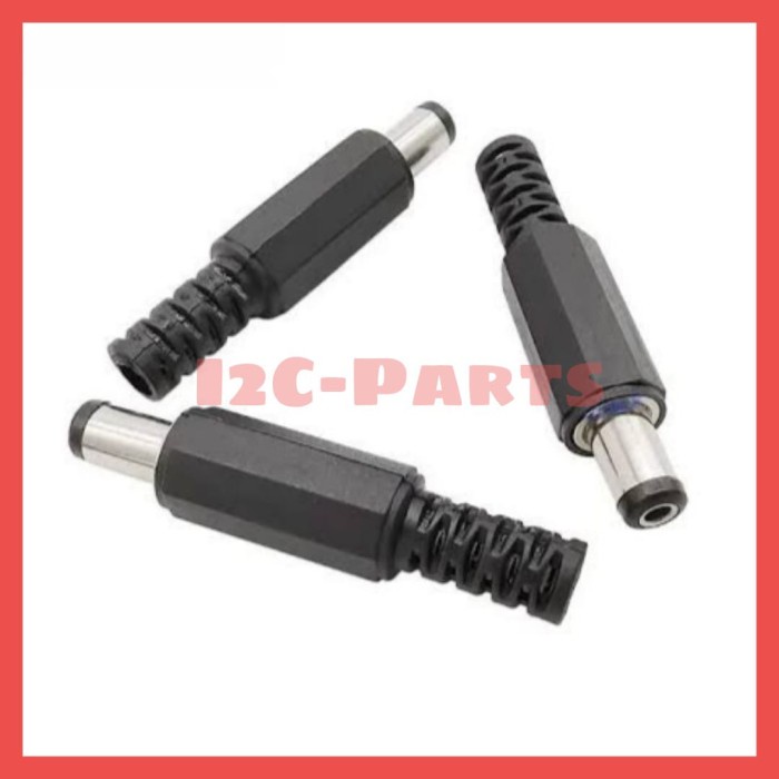 Socket DC Jack 2.1x5.5mm Male Mount DIP PCB Power Soket Plug In