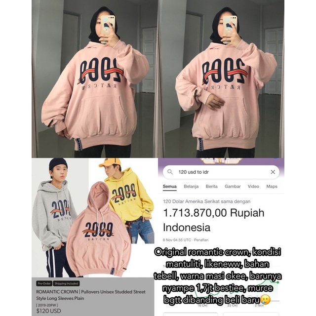 PART I SWEATER OVERSIZE/ CREWNECK THRIFT / PART 2 / SWEATER THRIFT / SWEATER OVERSIZE LENGAN BALON-Ld120 P72 branded