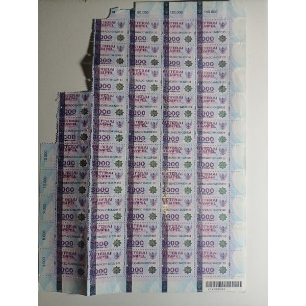 

Materai 3000 Tahun pemakaian 2015 s/d 2021 (S114)