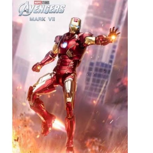 Iron Man VII  Zd Toys  Ironman Mark 7 Marvel Avenger Figure