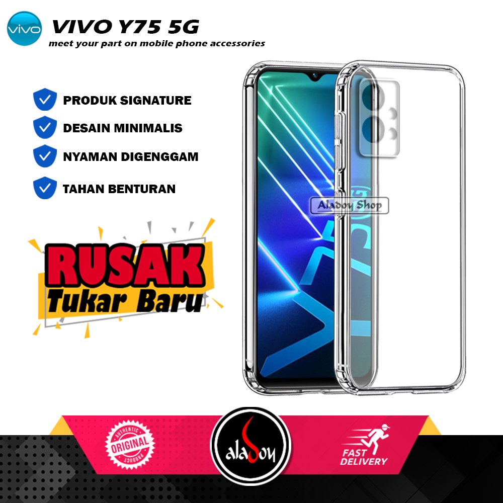 PROMO Case VIVO Y75 Ultrathin Cristal Clear Premium Softcase