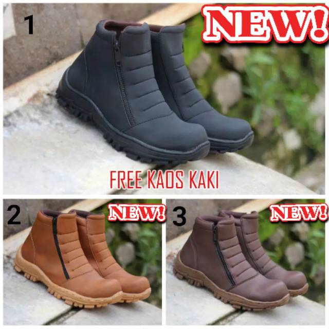 Sepatu boots sleting