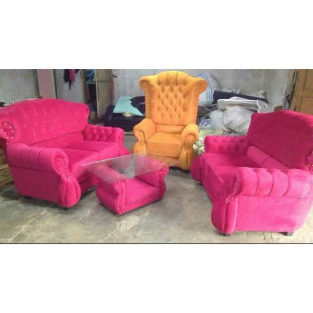 Sofa jaguar terbaru plus meja free ongkir bandung