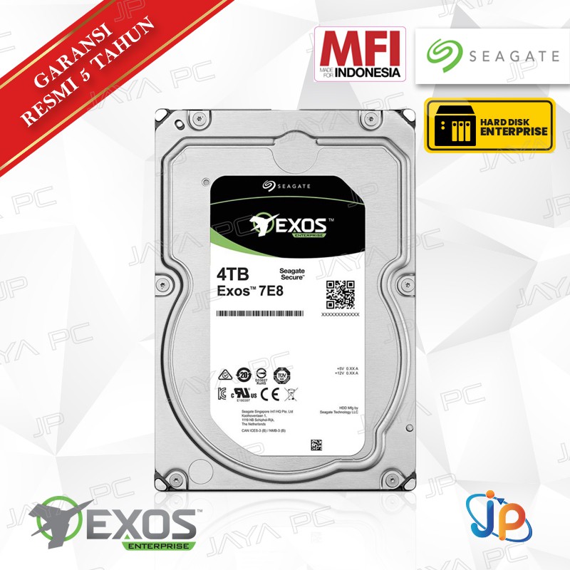 Seagate Exos Enterprise CAP 4TB 3.5" HDD/ Hardisk/ Harddisk Internal