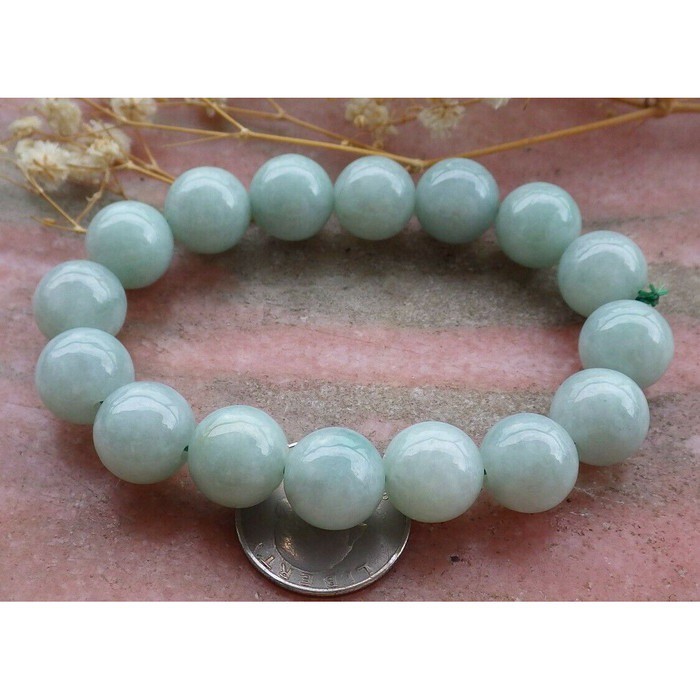 [Bayar di Tempat] Gelang Natural Jade Giok Grade A Burma - 10