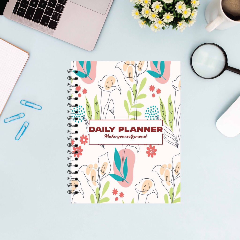 

Daily Planner Book To Do List / Buku Rencana Harian Sukses Bisnis / Planner Book Spiral Murah / Notebook Diary Agenda Buku Catatan