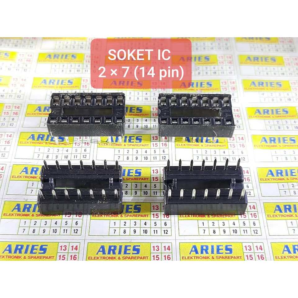 SOKET IC 2X7 SOKET IC 14 PIN