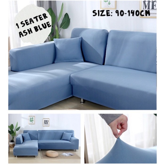 Sofa Cover Pelindung Sofa Elastis 1 Seater