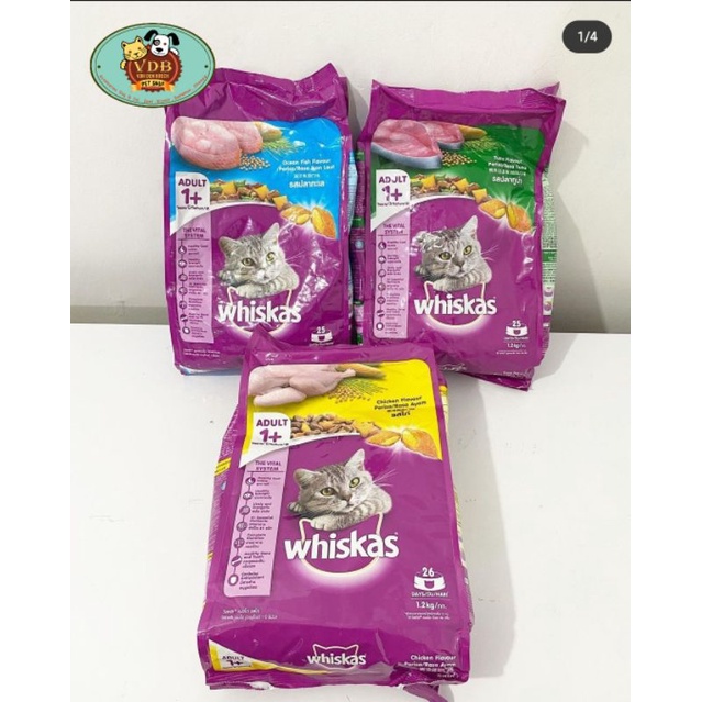 WHISKAS 1+ 1,2 kg Adult ALL VARIAN